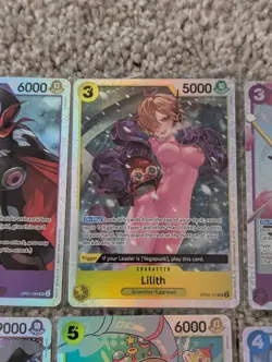 OP07 SR Lot Of 6: Monkey D Luffy, Lilith, Sanji One Piece CCG 500 Years Future - Image 3