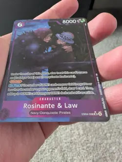 Rosinante & Law Alt Art EB04-038 One Piece Azure Sea's Seven English OP14 - Image 2