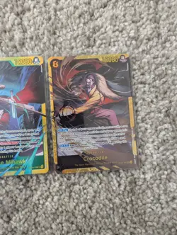 OP14 SEC Lot Of 3: Dracule Mihawk, Crocodile X2 One Piece The Azure Sea's Seven - Image 4