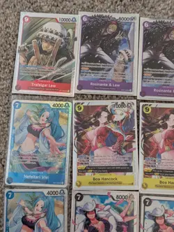 OP14 SR Lot Of 19: Boa SR, Nami SR, Vivi SR One Piece Azure Sea's Seven English - Image 3