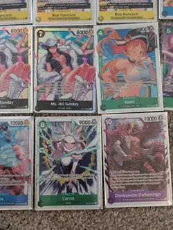 OP14 SR Lot Of 19: Boa SR, Nami SR, Vivi SR One Piece Azure Sea's Seven English - Image 5