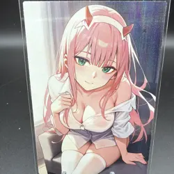 Zero Two Darling Anime Waifu Card Doujin ACG Goddess Holo - Image 2