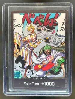 One Piece Card Game Wings Of The Captain Alternate Art Roronoa Zoro Sanji DON!! - Image 1