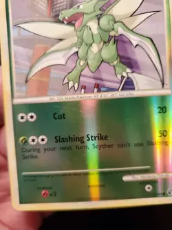 Scyther 65/90 Reverse Holo Pokemon TCG Card HGSS Undaunted Lightly Played LP - Image 5