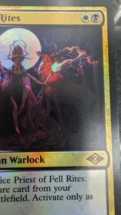 Priest of Fell Rites Prerelease Cards Foil Magic Card - Image 3