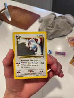 Pokemon Lugia Holo Rare Card 9/111 Neo Genesis - Image 1