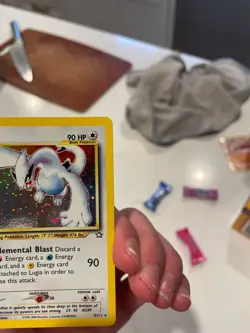 Pokemon Lugia Holo Rare Card 9/111 Neo Genesis - Image 2