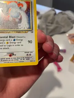 Pokemon Lugia Holo Rare Card 9/111 Neo Genesis - Image 3