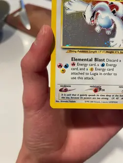 Pokemon Lugia Holo Rare Card 9/111 Neo Genesis - Image 4