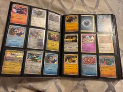 Binder Pokemon Card Collection Mixed Holos Rares SIR Uncommons Reverse ~120 - Image 2
