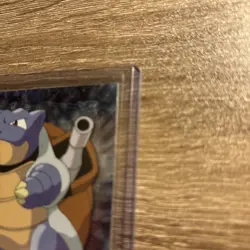 NM/ Pokemon Blastoise #09 1999 Topps TV Series 1 Black Logo Foil Holo Card NP/NM - Image 5