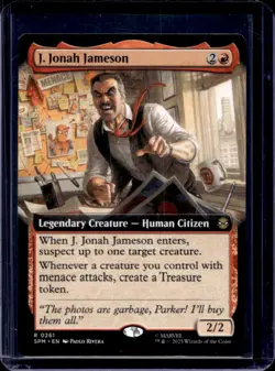 2025 Magic MTG Marvel's Spider-Man J. Jonah Jameson #0261 - Image 1