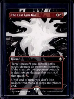 2025 Magic MTG Avatar The Last Airbender The Last Agni Kai Foil #0314 - Image 1