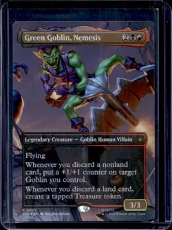 2025 Magic MTG Marvel's Spider-Man Green Goblin Nemesis Eternal Rare #0023 - Image 1