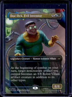 2025 Magic MTG Marvel's Spider-Man Doc Ock Evil Inventor Eternal Rare #0024 - Image 1