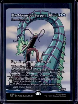 2025 Magic MTG Avatar The Last Airbender The Monstrous Serpent #0051 - Image 1