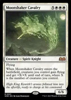 MTG Moonshaker Cavalry Wilds of Eldraine 21 - Image 1