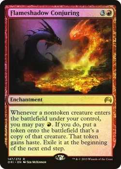 Magic Origins MTG FOIL Flameshadow Conjuring Magic - Image 1
