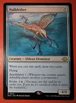MAGIC, MTG: *NULLDRIFTER ,MH3/#0013/ NM / RARE /REGULAR - Image 1