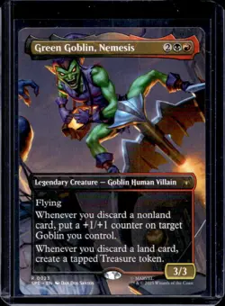 2025 Magic MTG Marvel's Spider-Man Green Goblin Nemesis Eternal Rare #0023 - Image 1
