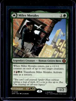2025 Magic MTG Marvel's Spider-Man Miles Morales Ultimate Foil #0108 - Image 2