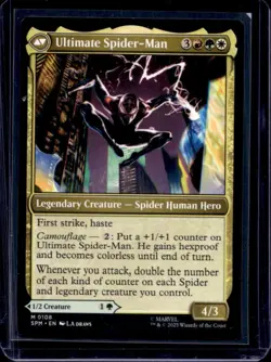2025 Magic MTG Marvel's Spider-Man Miles Morales Ultimate Foil #0108 - Image 1