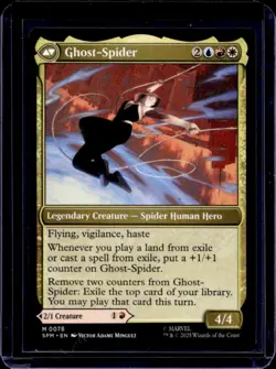 2025 Magic MTG Marvel's Spider-Man Gwen Stacy Ghost-Spider Foil #0078 - Image 2