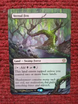 Vernal Fen MTG Lorwyn Eclipsed Commander Hand Painted Extended Full Altered Art - Image 2