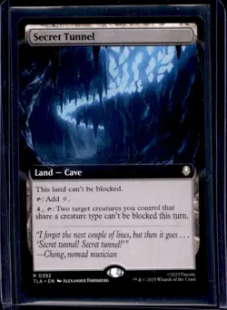 2025 Magic MTG Avatar The Last Airbender Secret Tunnel Foil #0392 - Image 1