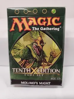 Magic The Gathering 2007 Tenth Edition Theme Deck Molimo's Might Factory Sealed - Image 1