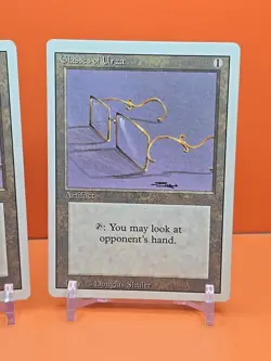 🟤🟤🟤 (2) 1994 Magic The Gathering GLASSES OF URZA REVISED 3RD EDITION PLAYED - Image 3
