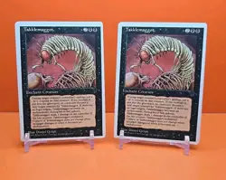 ⚫⚫⚫ (2) 1995 Magic The Gathering CHRONICLES TAKKLEMAGGOT PLAYED ⚫⚫⚫ - Image 1
