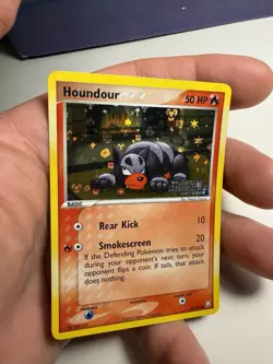 Pokemon Houndour 59/109 - Reverse Holo - Team Rocket Returns (2004) - Image 4