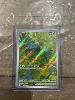 Pokemon Scarlet & Violet 151 Bulbasaur 166 Ivysaur 167 & Venusaur ex 198 IR SIR - Image 3