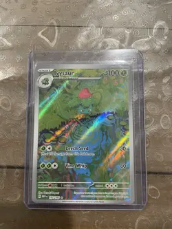 Pokemon Scarlet & Violet 151 Bulbasaur 166 Ivysaur 167 & Venusaur ex 198 IR SIR - Image 4