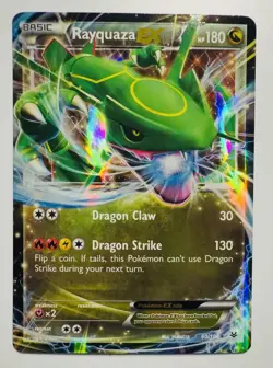 Rayquaza EX 60/108 XY Roaring Skies Holo Full Art Ultra Rare Pokemon NM - Image 1