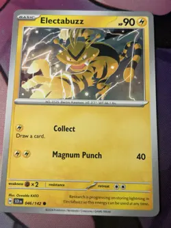 Electabuzz 046/142 Sv07: Stellar Crown Regular Pokemon Tcg - Image 1