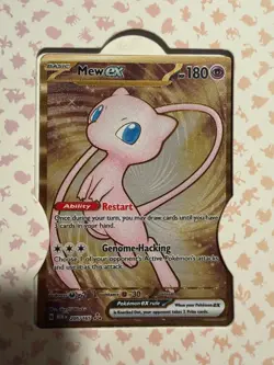 Pokemon TCG 151 UPC Promo Set Mew 053, Mewtwo 052, Metal Mew 205 EUC - Image 2