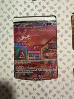 Pokemon TCG 151 UPC Promo Set Mew 053, Mewtwo 052, Metal Mew 205 EUC - Image 3