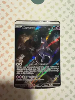 Pokemon TCG 151 UPC Promo Set Mew 053, Mewtwo 052, Metal Mew 205 EUC - Image 4