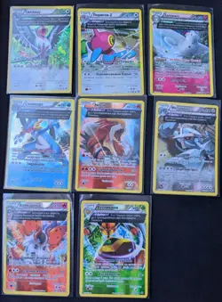 Pokemon Russian XY Mix Holo Reverse Lot 8 Karten Rare Low Pop Half Art - Image 2