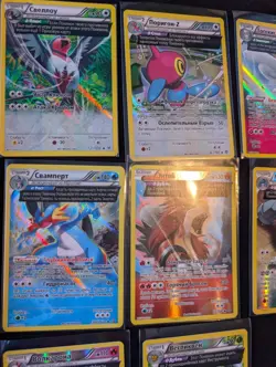 Pokemon Russian XY Mix Holo Reverse Lot 8 Karten Rare Low Pop Half Art - Image 4