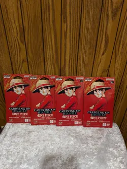 (4) One Piece Carrying On His Will Booster Packs in Englsh New Sealed - Image 1
