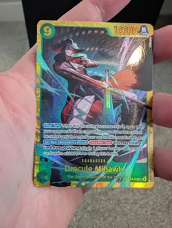 Dracule Mihawk - OP14-119 OP14-119 The Azure Sea's Seven Foil One Piece SEC - Image 1