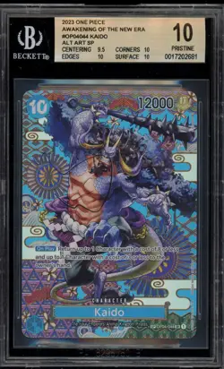 One Piece CCG Kaido Awakening of the New Era Alternate Art OP04-044 BGS 10 - Image 1