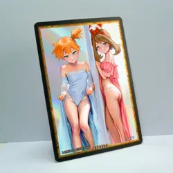 MAY MISTY Waifu Anime Card LIMITED 1/1 Custom TCG Holo T13406 - Image 2