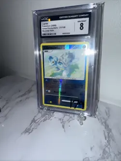 Pokemon Lapras Reverse Holo Card 21/106 Great Encounters Series - Image 2
