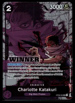 One Piece Promotion Cards #OP08-062 Charlotte Katakuri (Winner Pack 2025 Vol. 3) - Image 1