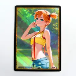 MISTY Waifu Anime Card LIMITED 1/1 Custom TCG Holo Goddess Story ACG T13397 - Image 1