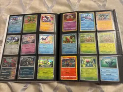 Binder Pokemon Card Collection Mixed Holos Rares Uncommons Reverse ~320 - Image 5